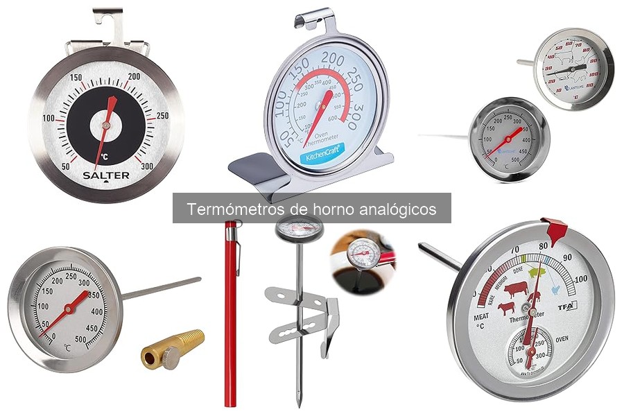 Ventajas y desventajas de termómetros de horno analógicos